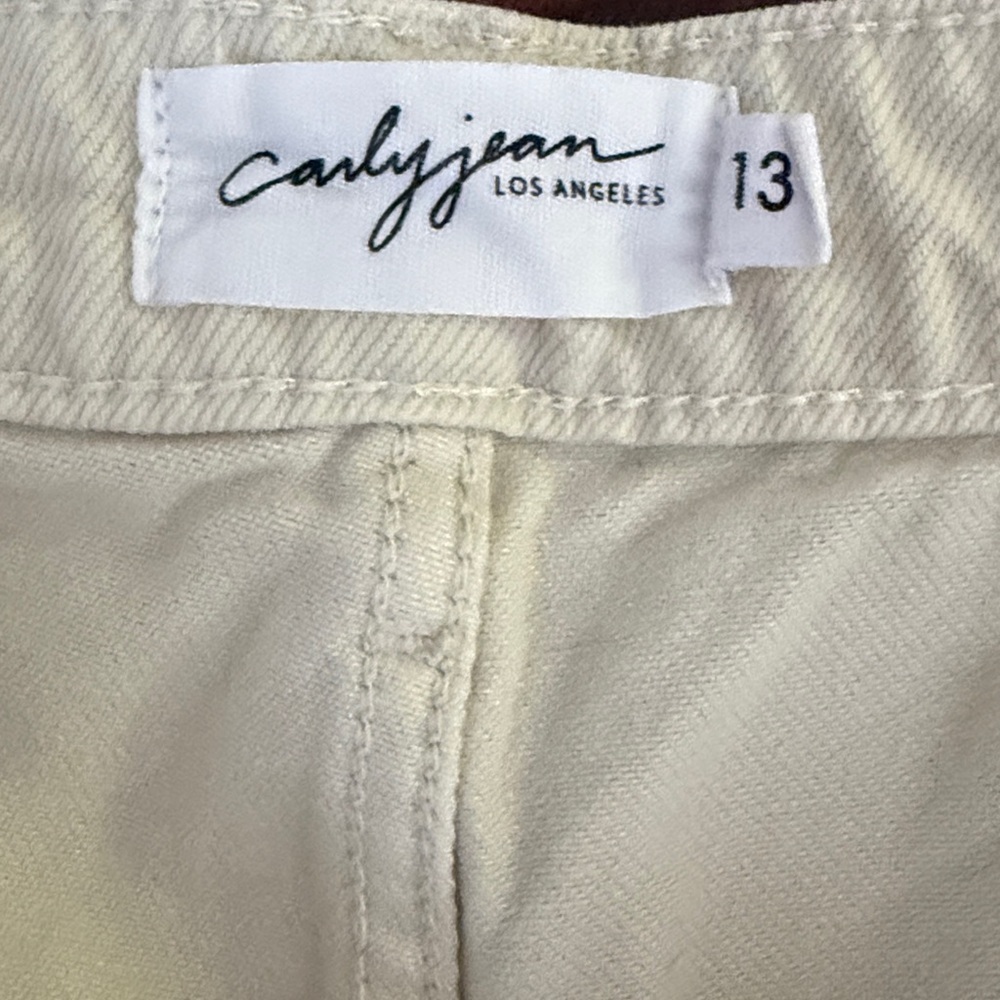 Carly Jean Jaymee Wide Leg Jeans In Stone Size 13 Euc — image 7 of 8